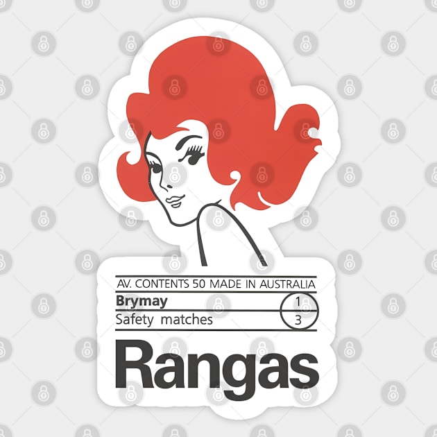Rangas Matches Sticker by Timeless Chaos